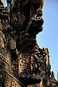 Myanmar - Mandalay, Shwenandaw Kyaung (the Golden Palace) a wonderful example of the Burmese unique teak architecture and wood-carving art. 